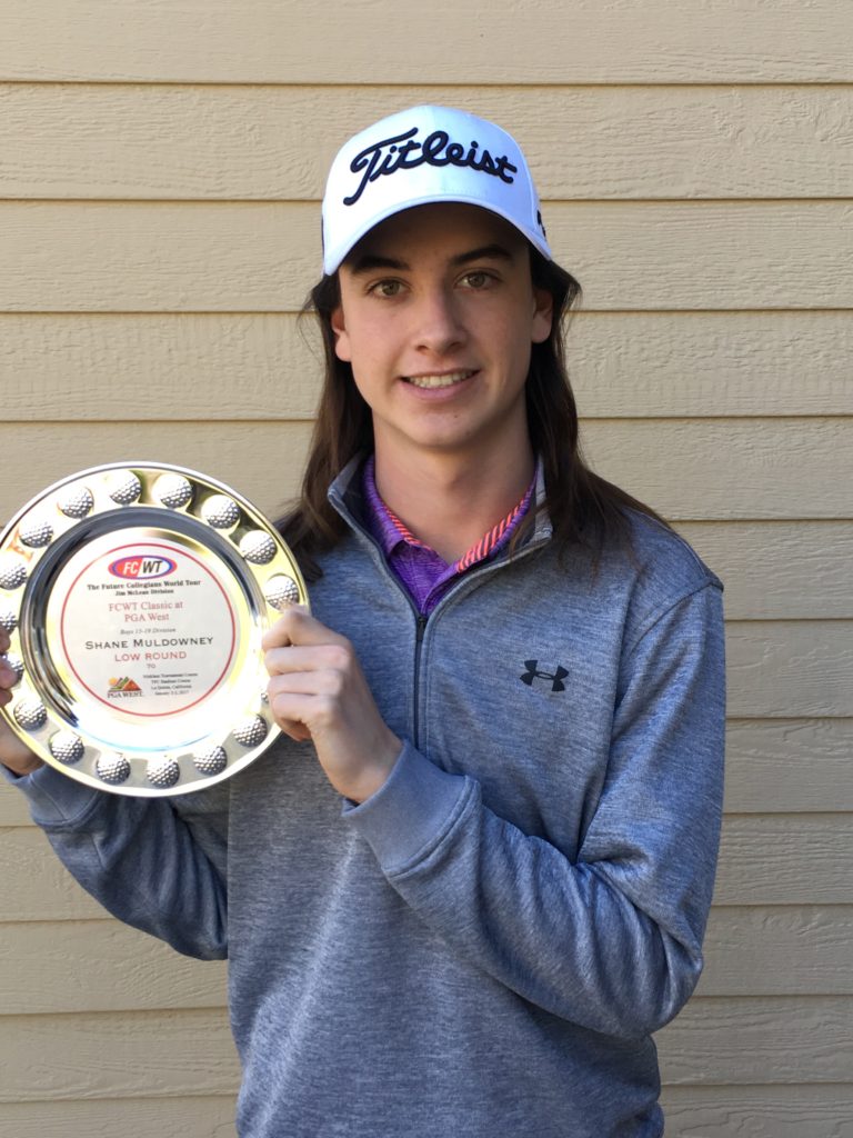 Shane Muldowney with FCWT trophy.